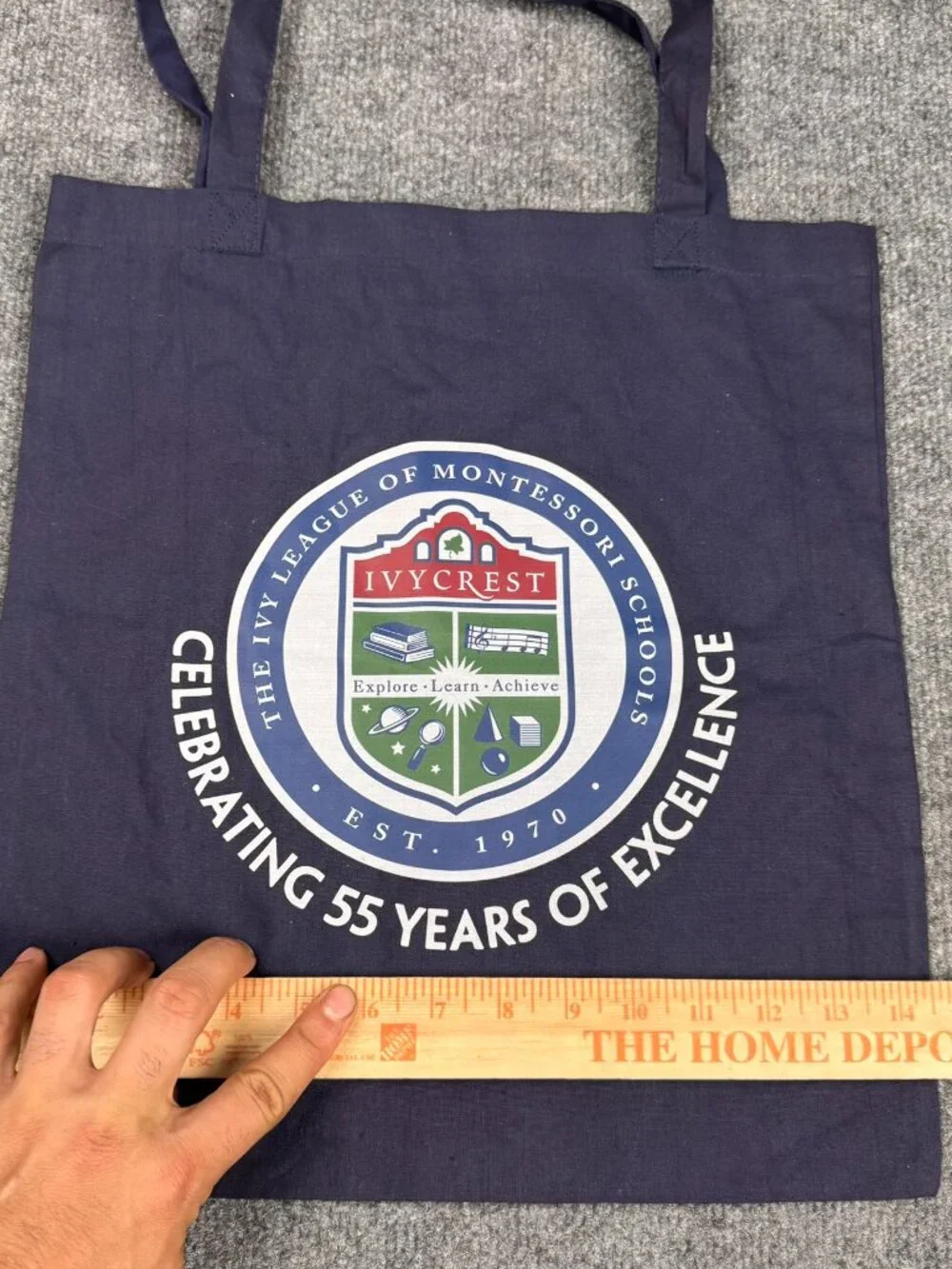 IvyCrest School of Arts & Montessori Schools Unisex Adult Promotional Tote Bag